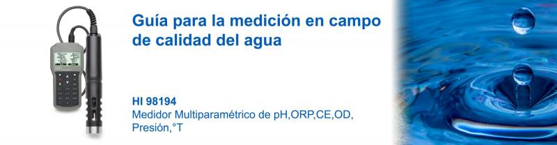 soltar latín Círculo de rodamiento Guía para la medición en campo de calidad del agua | HANNA Instruments  Colombia