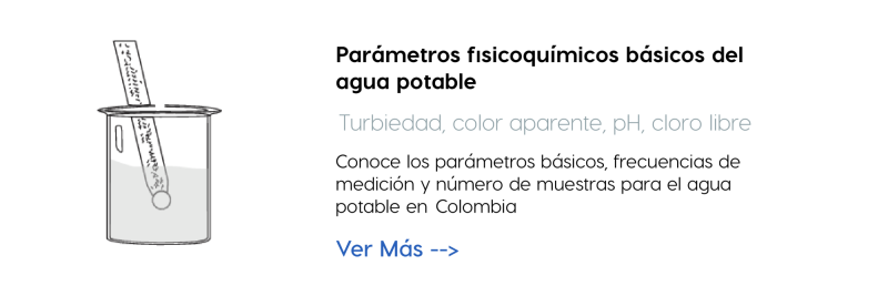 Parámetros fisicoquímicos básicos del agua potable en Colombia